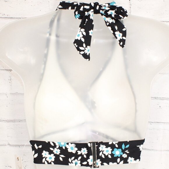Anne Cole Beautiful Bunches Printed Halter Bikini Top Size Large NWT - Picture 6 of 8